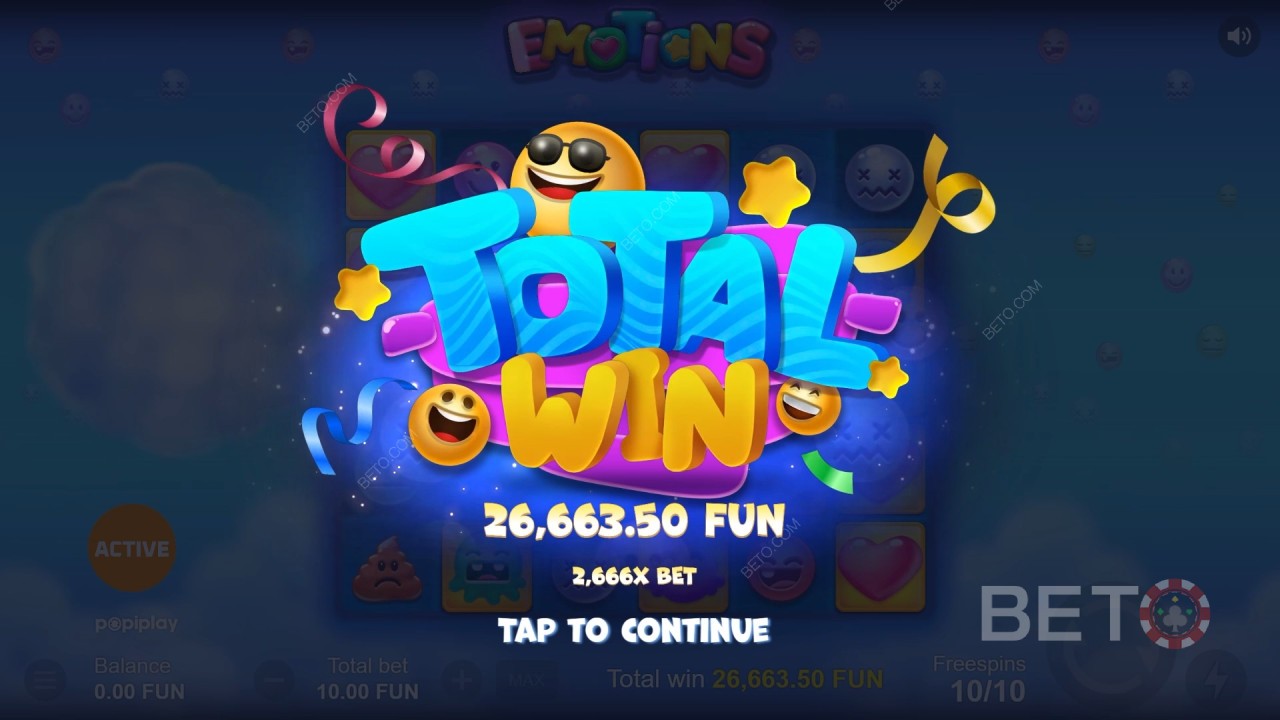 Ganhe 15.000x a sua aposta na Slot Online Emoções!
