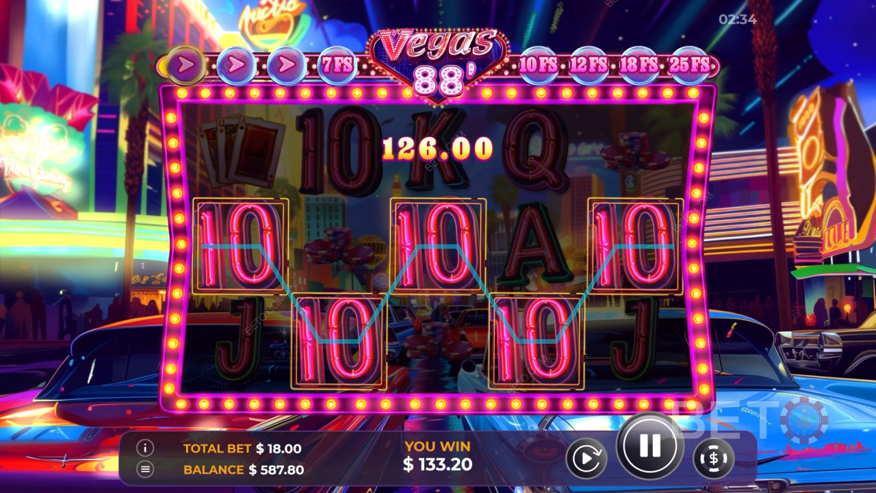 Caraterísticas do Bónus explicadas no Vegas 88 por Vibra Gaming