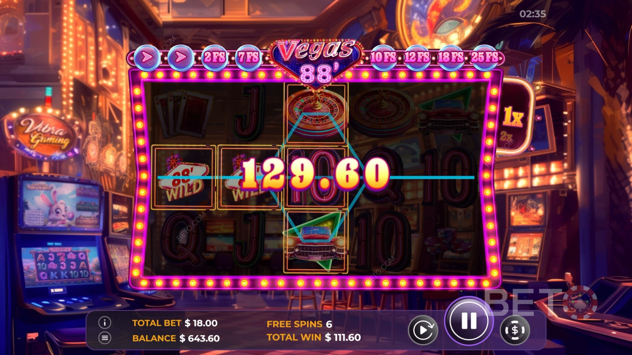 Como jogar o Vegas 88 da Vibra Gaming