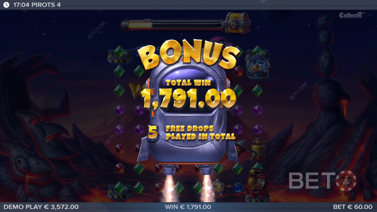 Ganhe 10.000x a sua aposta na Slot Pirots 4!