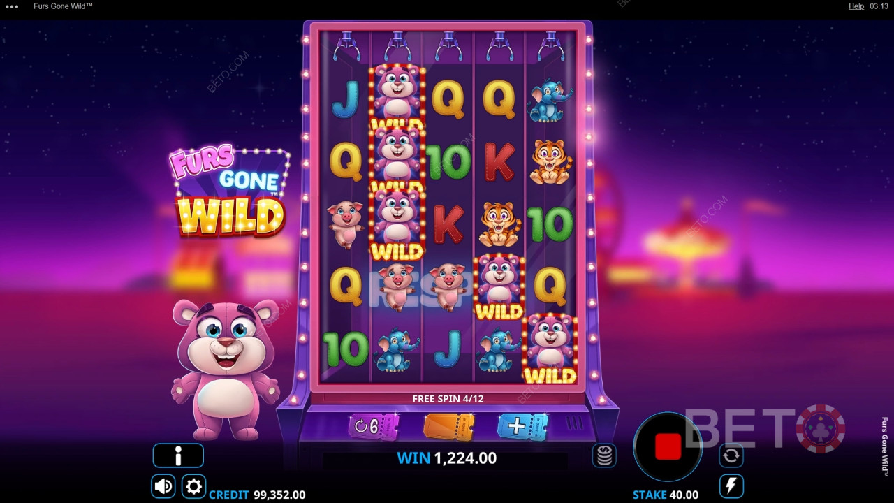 Furs Gone Wild Resenha feita por BETO Slots