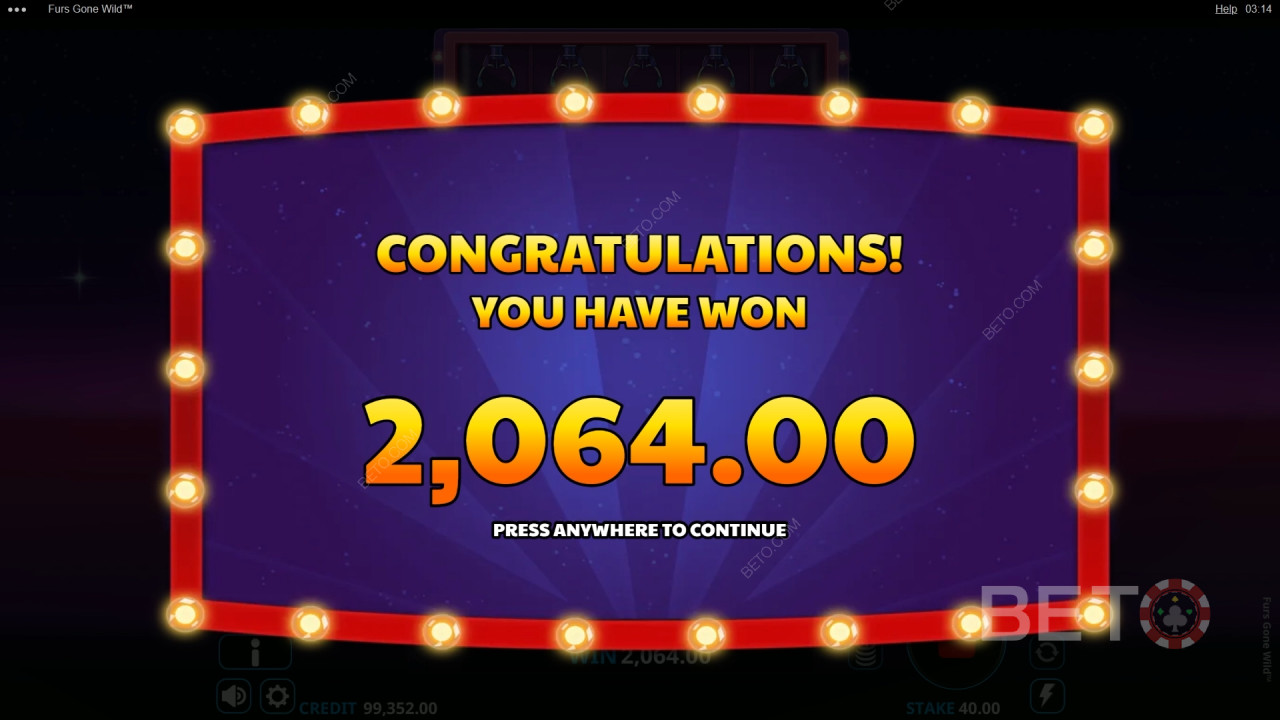 Ganhe 6.000x a sua aposta na Slot Online Furs Gone Wild!