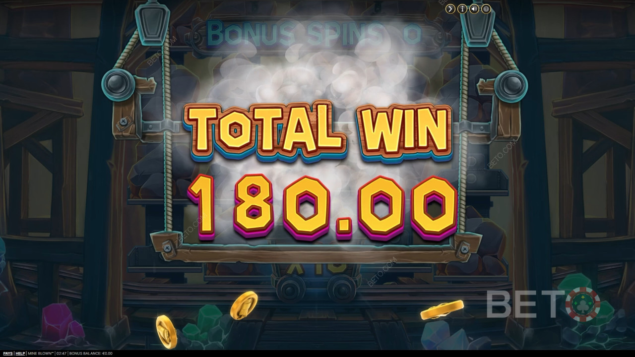 Ganhe 2.484x a sua aposta na Slot Online Mine Blown!