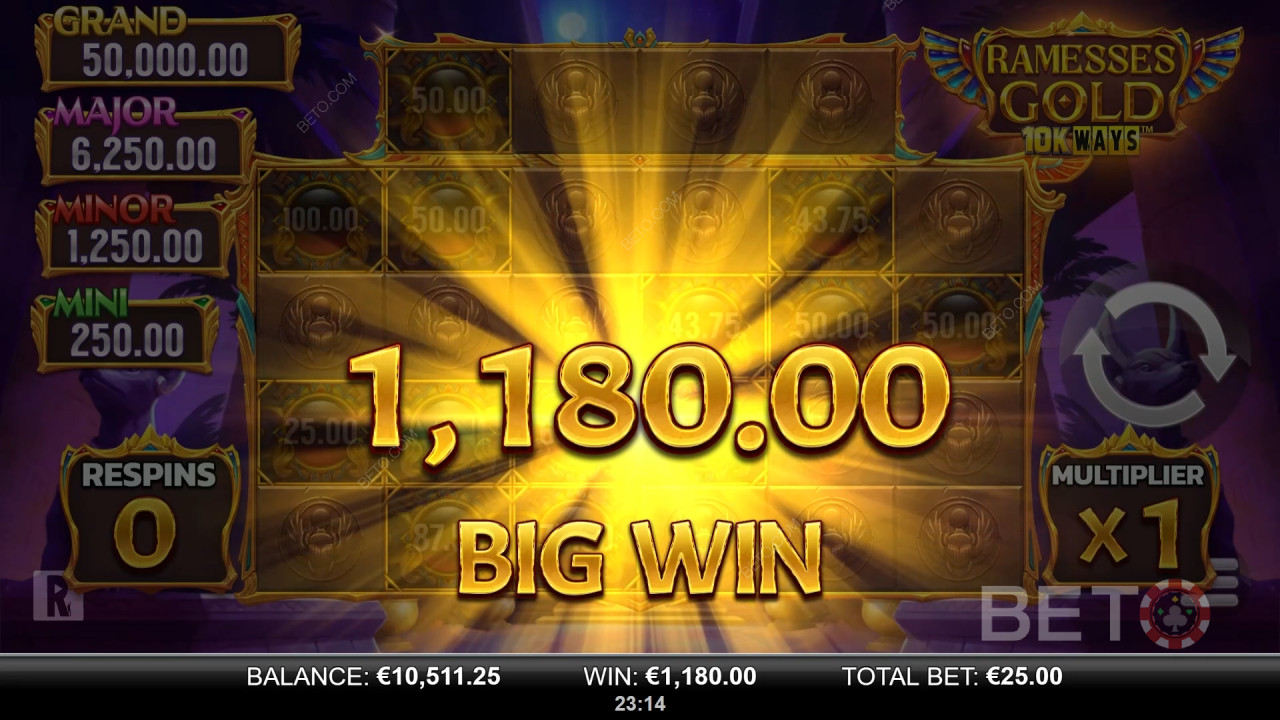 Ramesses Gold 10K Ways Jogo Grátis