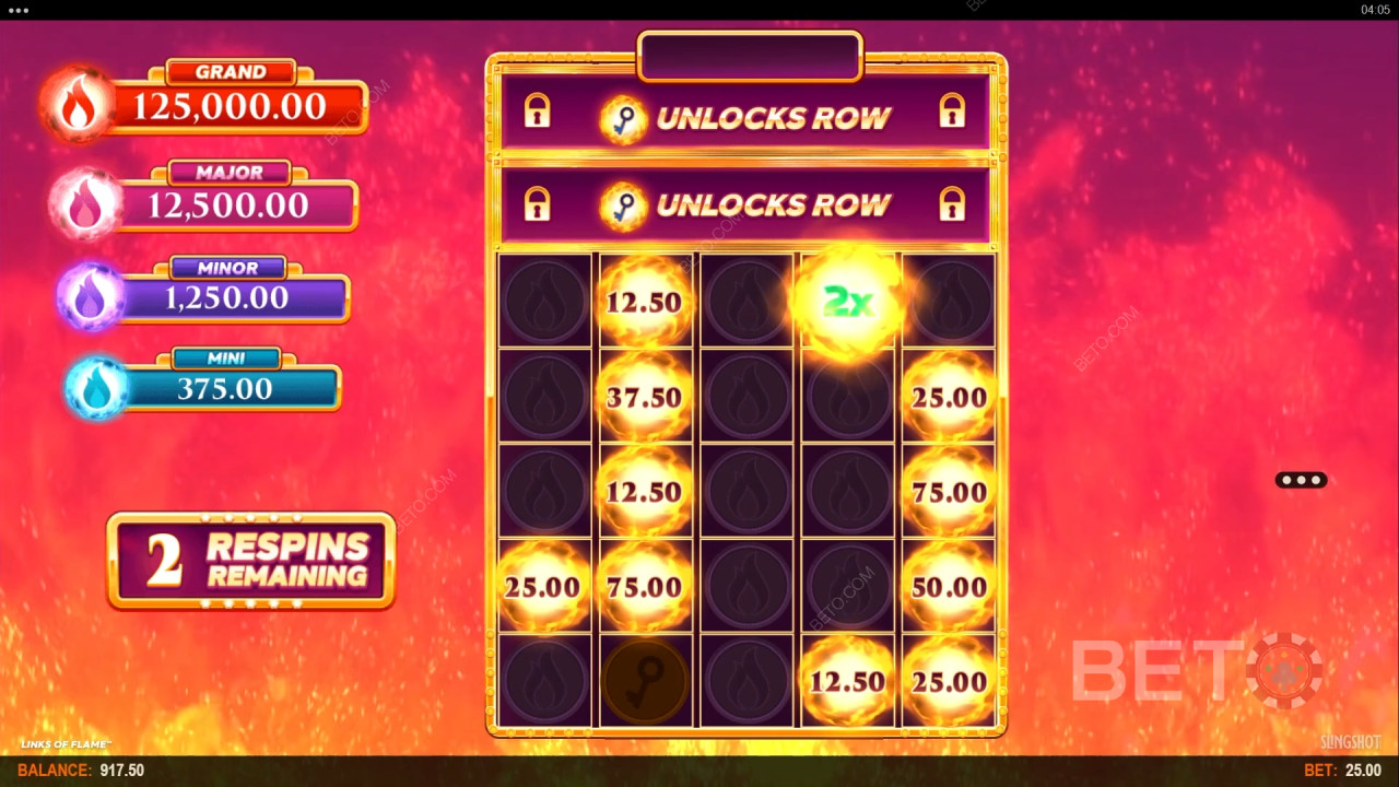 Ganhe 10.000x a sua aposta na slot Links of Flame!