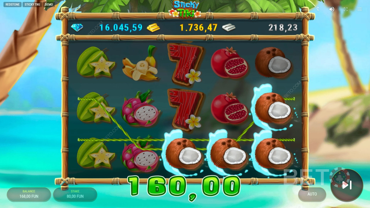 Funcionalidades de bónus explicadas em Sticky Tiki da Redstone