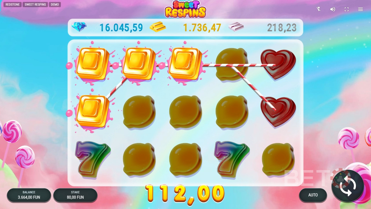Tema e design: Delícia vibrante de Candyland