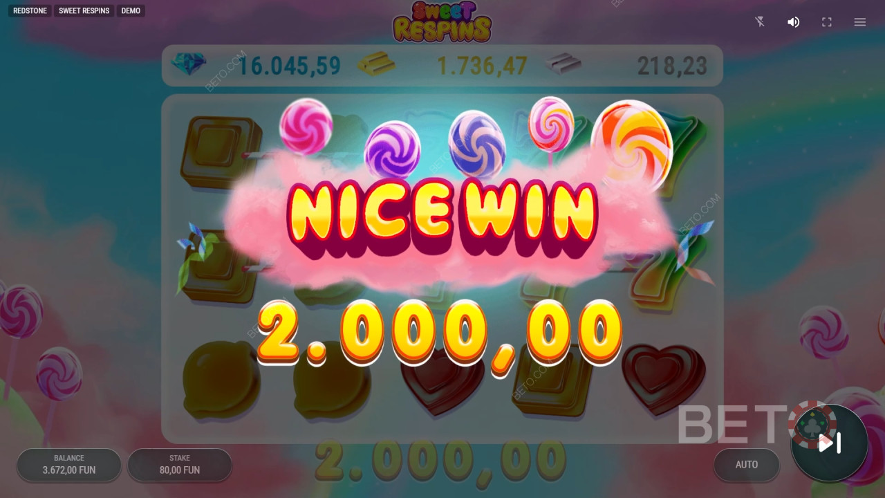 Sweet Respins Resenha por BETO Slots