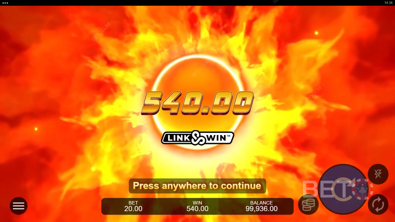 Ganhe 10.000x a sua aposta na Slot Online Blazing Wheel 10000!