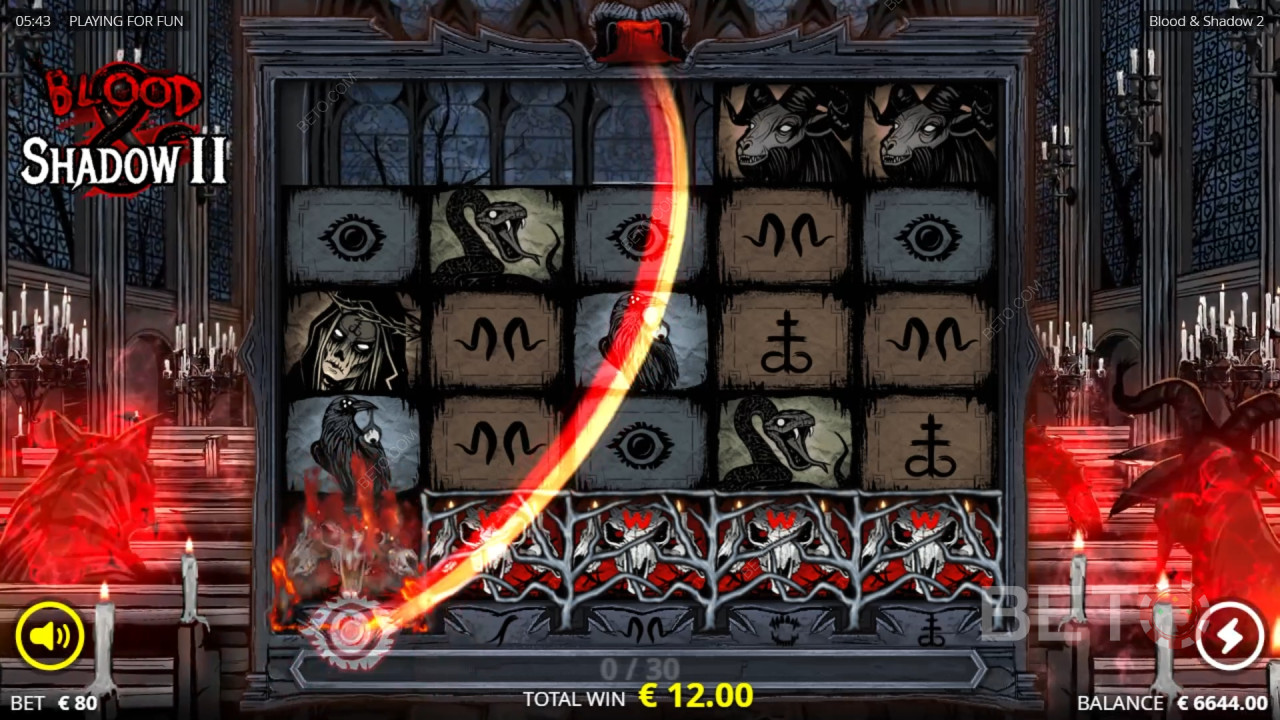 Como jogar «Blood & Shadow 2» da « Nolimit City »