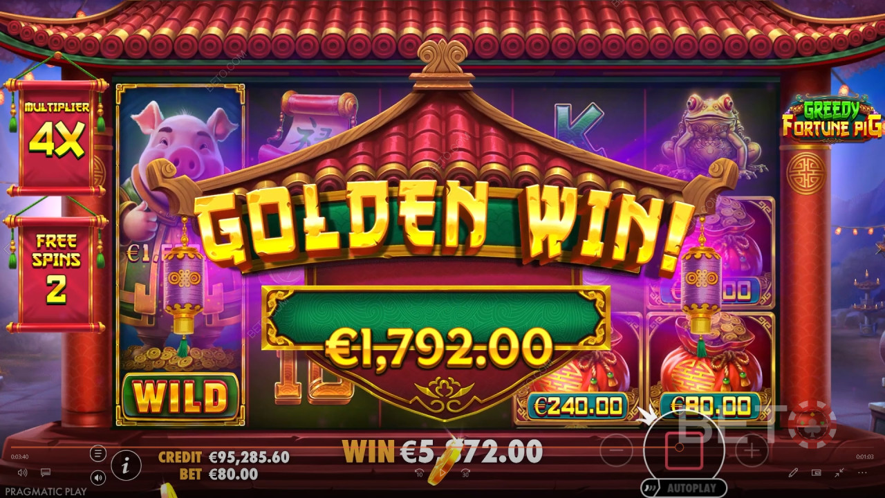 Funcionalidades de bónus explicadas em Greedy Fortune Pig por Pragmatic Play