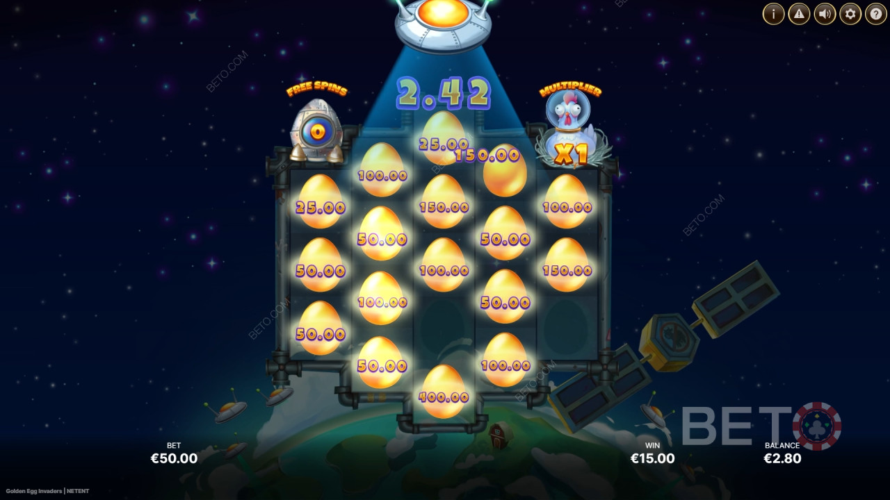 Golden Egg Invaders Jogo Grátis