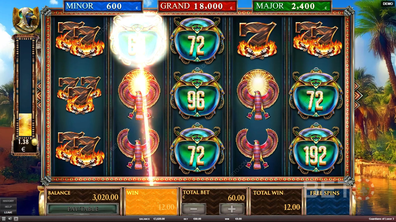 Crítica de «Guardians of Luxor 3» por BETO Slots