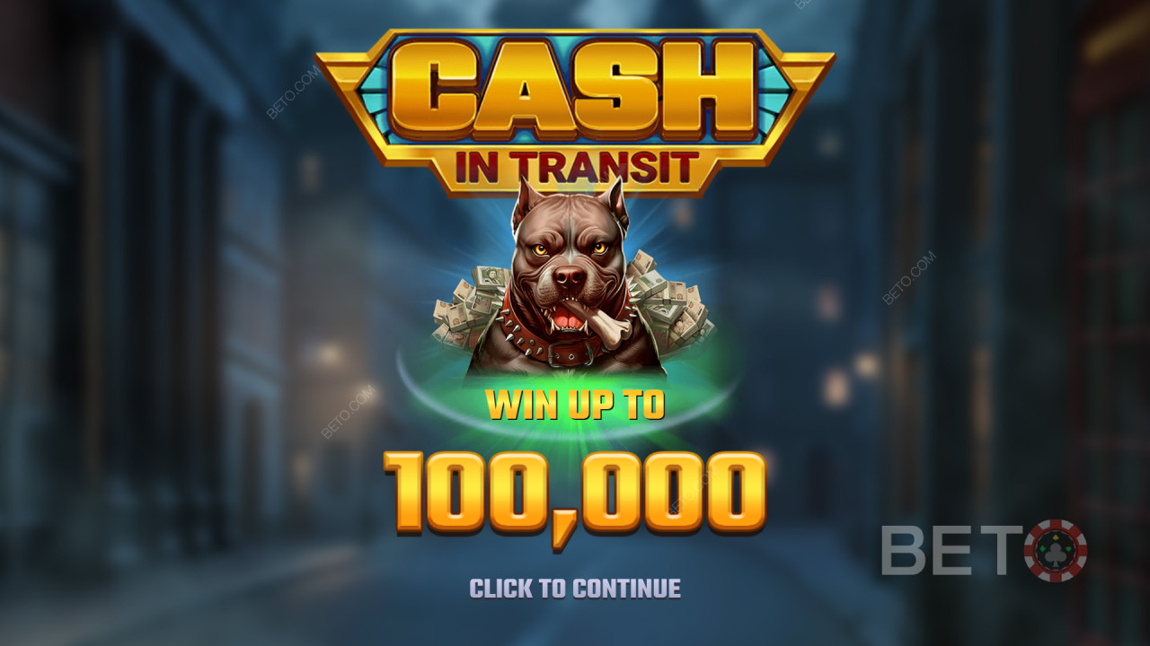Ganhe 10.000x a sua aposta na slot Cash in Transit!