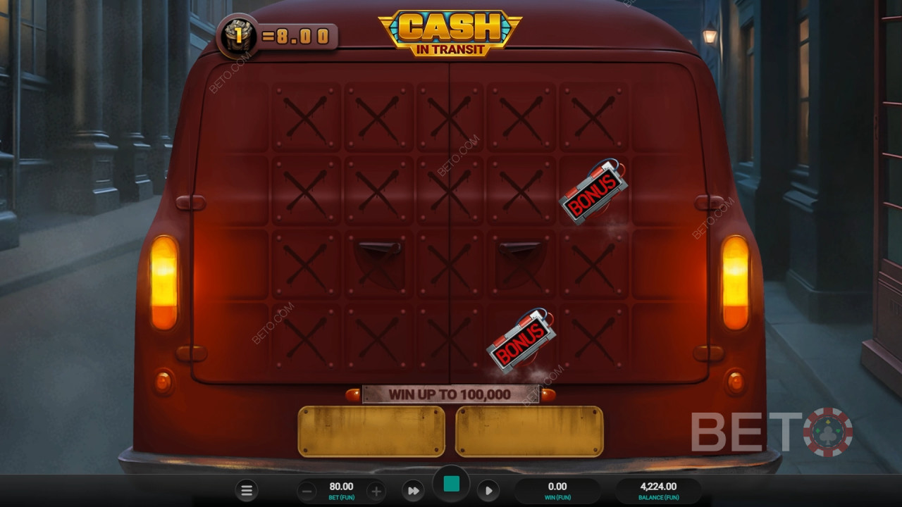 Funcionalidades de bónus explicadas em Cash in Transit por Relax Gaming