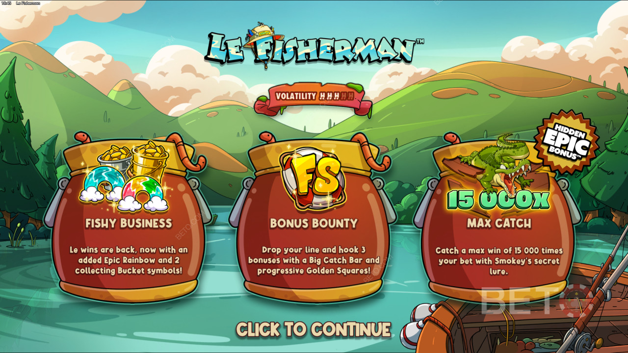 Ganhe 15.000x a sua aposta na Slot Online Le Fisherman!