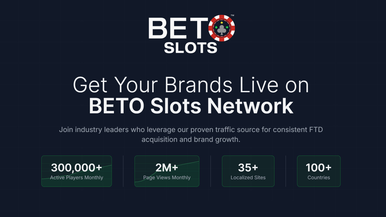 Parceria com BETO Slots | Parcerias de afiliados e operadores