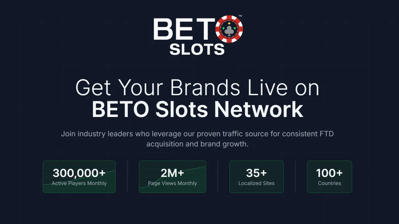 Parceria com BETO Slots | Parcerias de afiliados e operadores