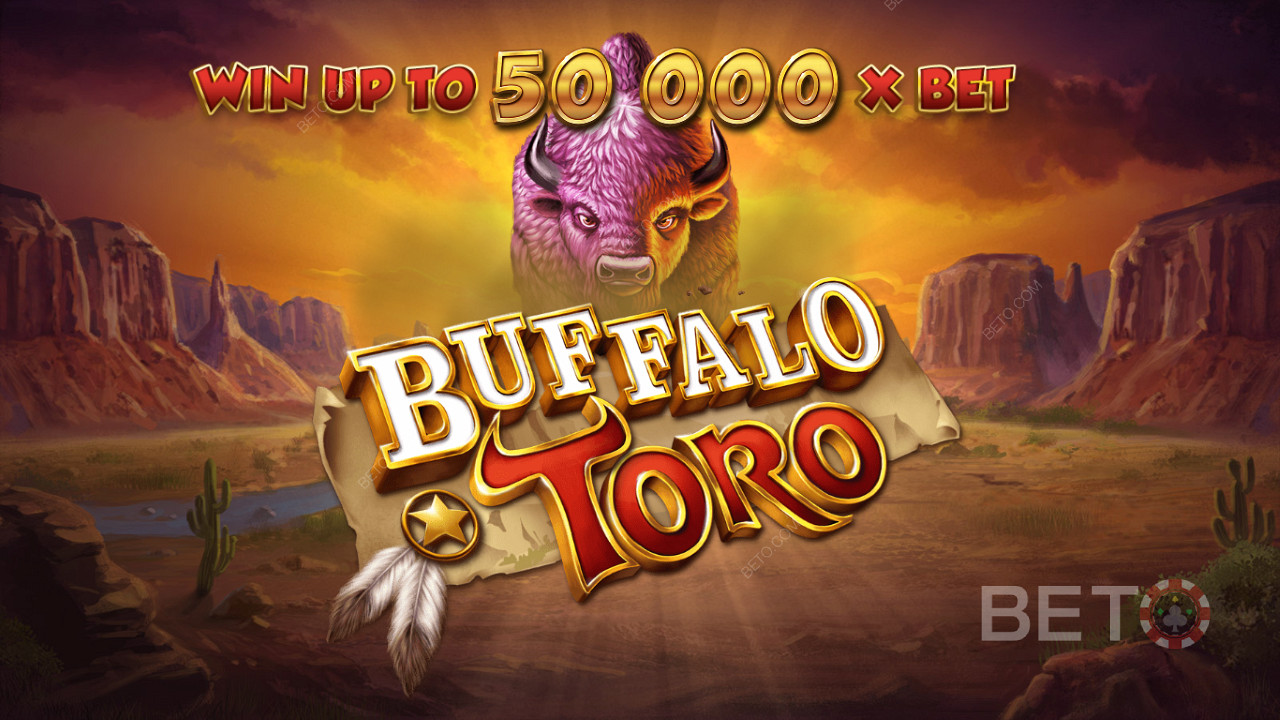 Ganhe até 50.000x da sua aposta na slot online Buffalo Toro