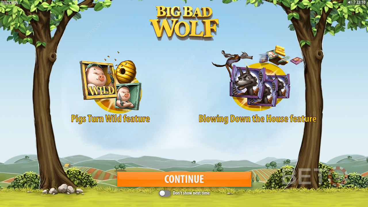 Desfrute de características únicas e excitantes no slot Big Bad Wolf
