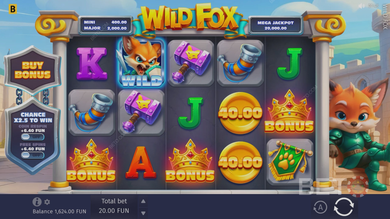 Crítica do Wild Fox por BETO Slots