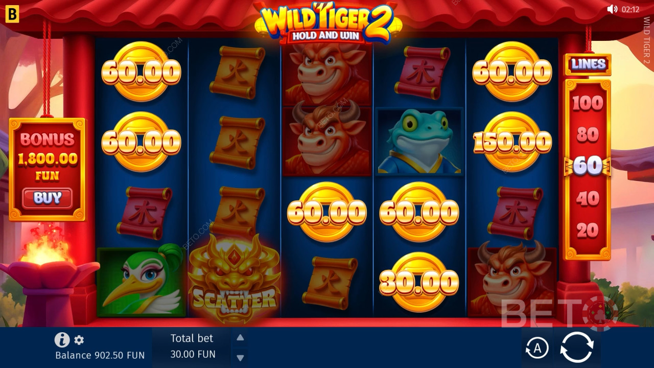 Crítica do Wild Tiger 2 por BETO Slots