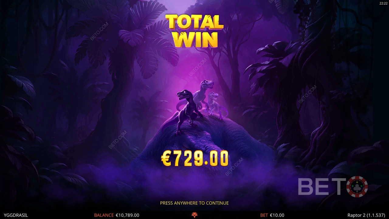 Crítica do Raptor 2 por BETO Slots