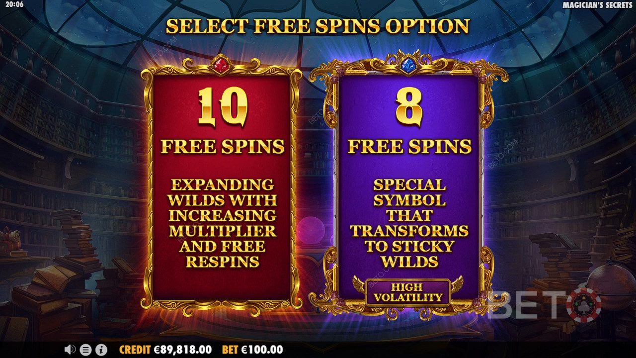 Funcionalidades de bónus explicadas no Magician