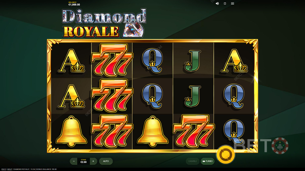 Avaliação do Diamond Royale por BETO Slots