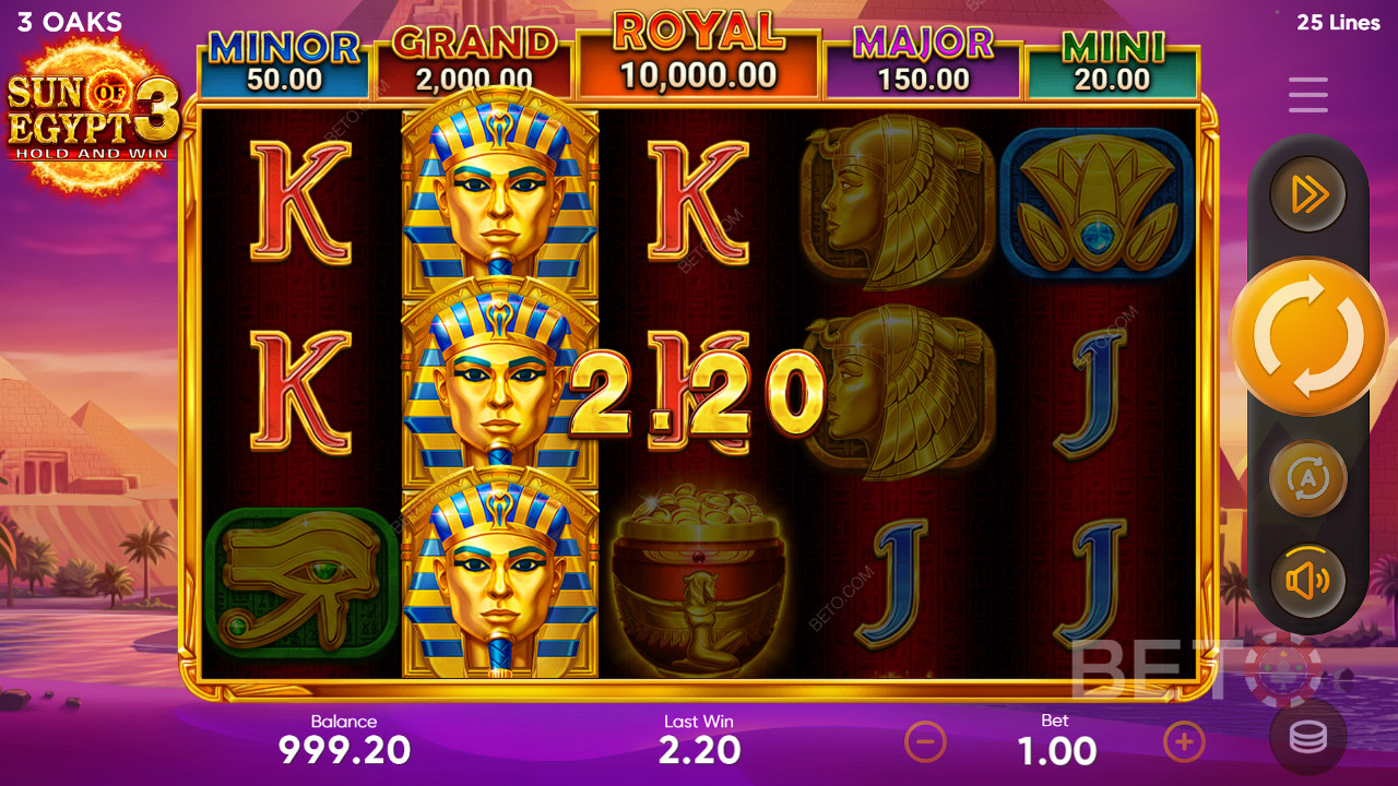 Slot de vídeo Sun of Egypt 3 - Veredicto final
