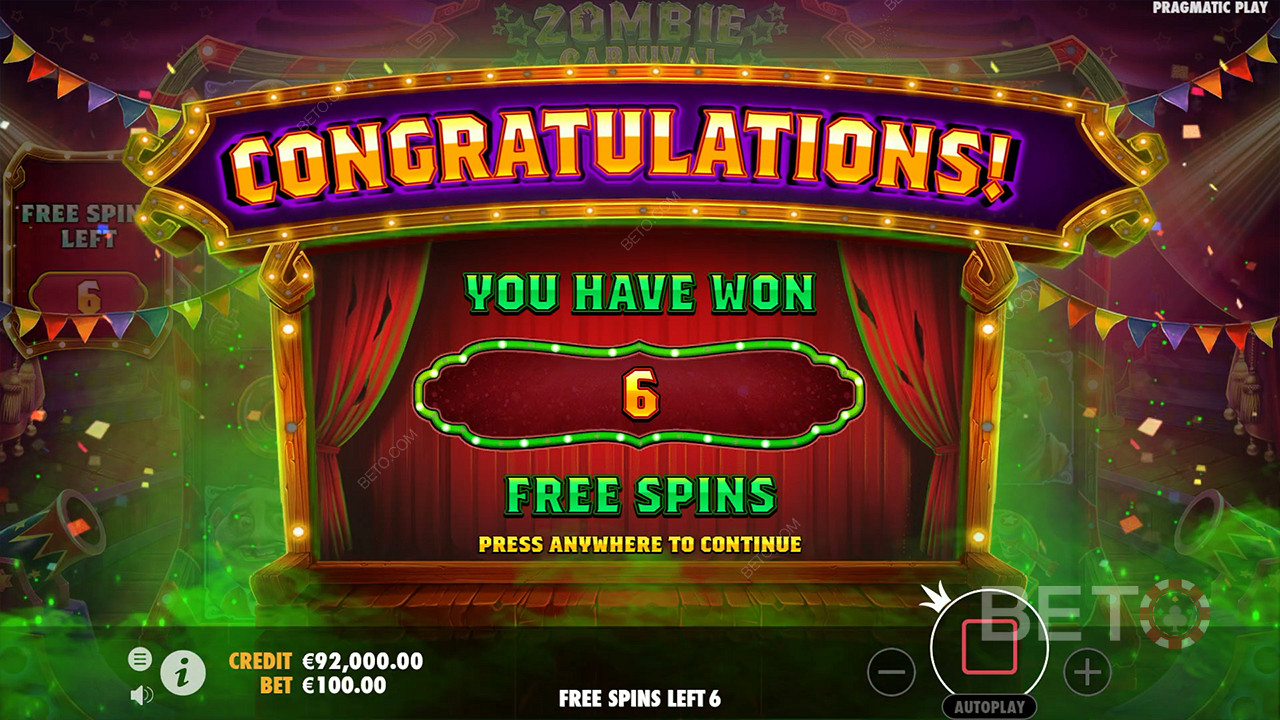 Ganhe 6 Free Spins com Sticky Wilds que também podem ter Multiplicadores