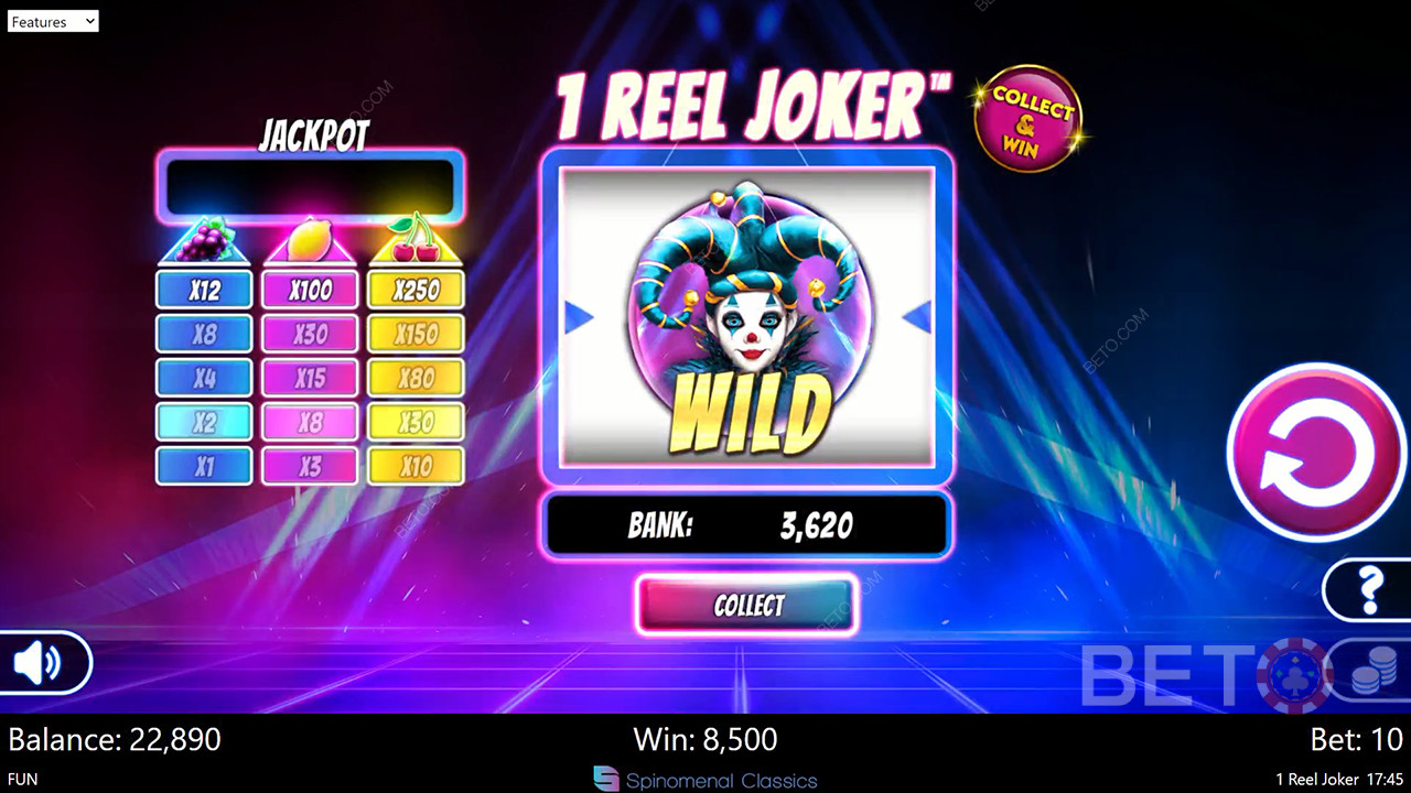 1 Reel Joker Avaliação por BETO Slots