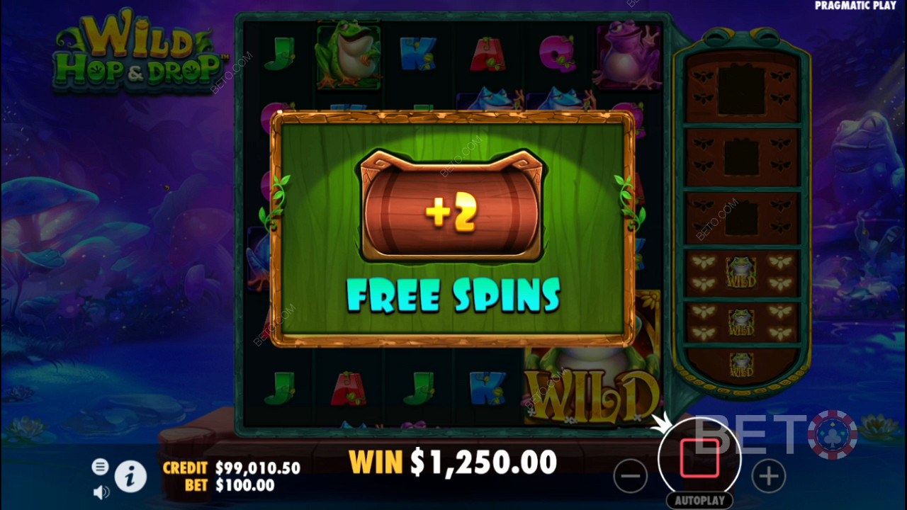 Ganhe 5.000x a sua aposta na slot de vídeo Wild Hop and Drop!