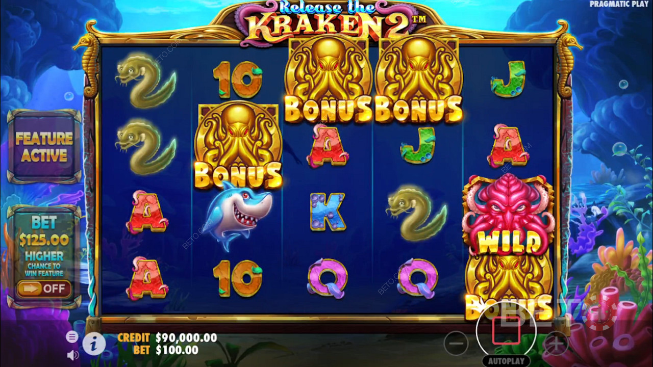 3 ou mais Scatters activam as Free Spins