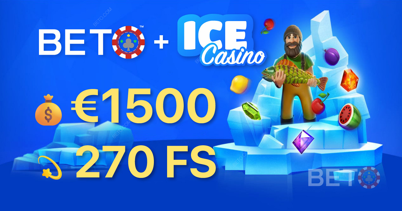 O ICE Casino oferece um dos maiores pacotes de boas-vindas aos novos jogadores!