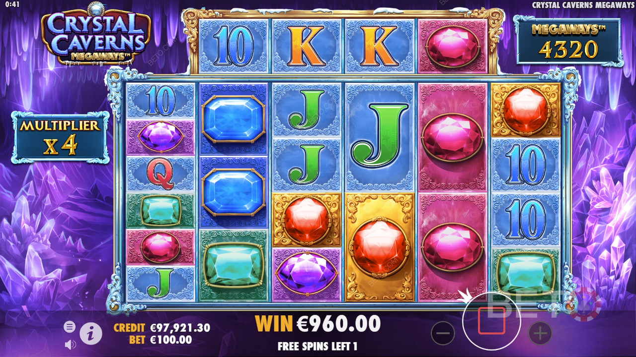 Crystal Cavern Megaways Resenha por BETO Slots