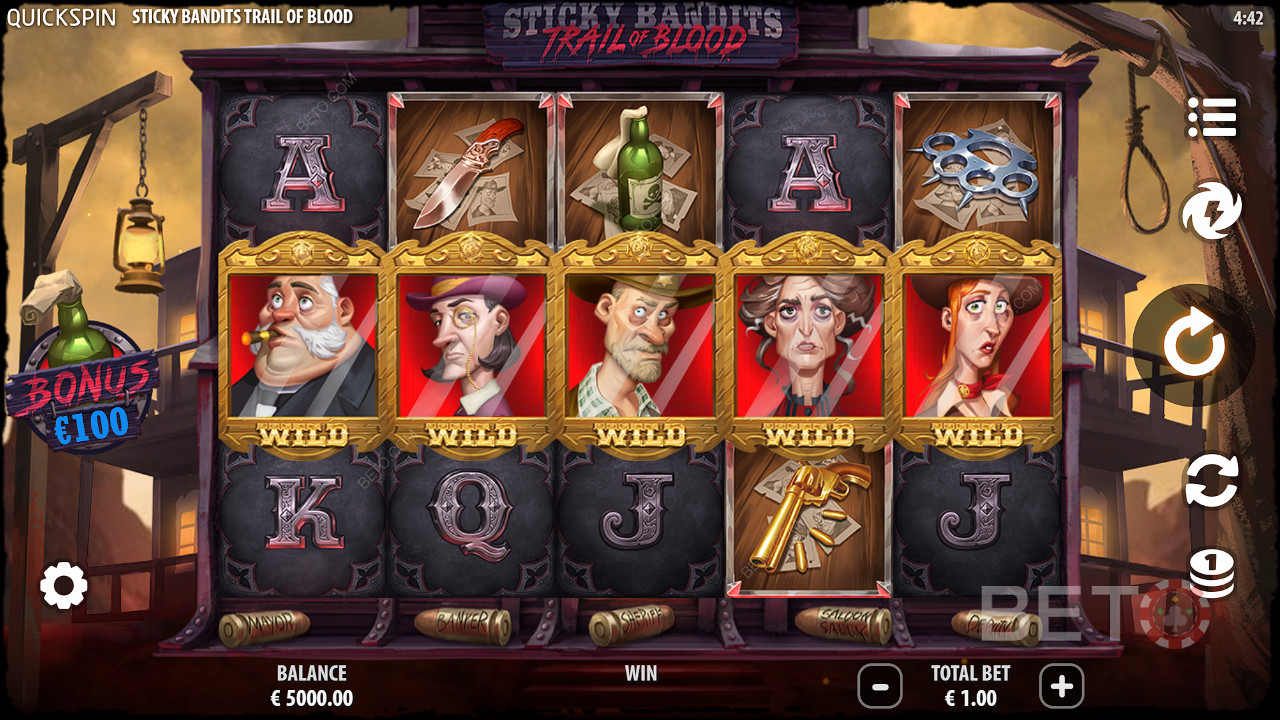 Sticky Bandits Trail of Blood Jogo Grátis