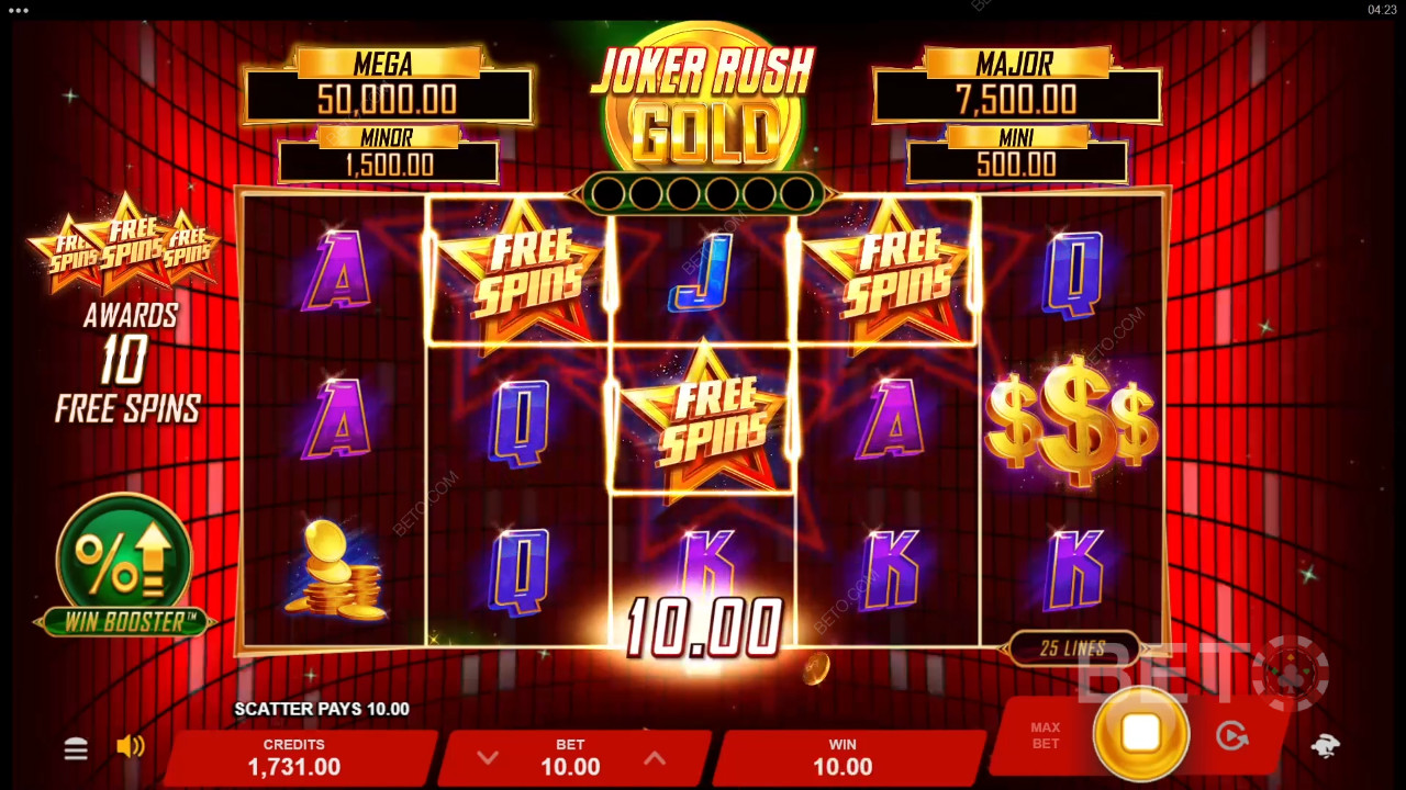 Joker Rush Gold Avaliação por BETO Slots