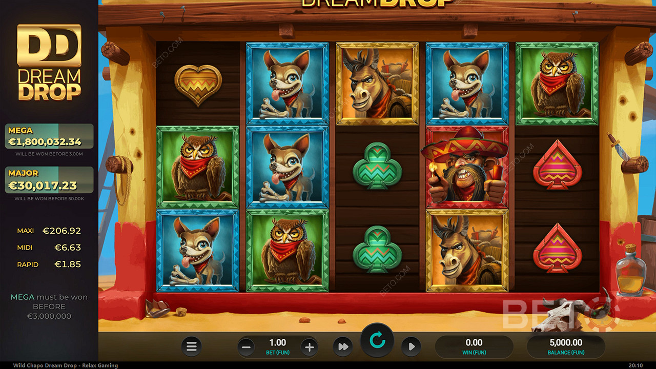 Wild Chapo Dream Drop Jogo Grátis