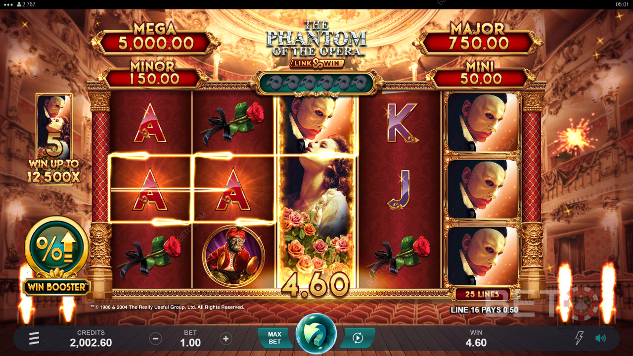 The Phantom of the Opera Link and Win Resenha feita por BETO Slots