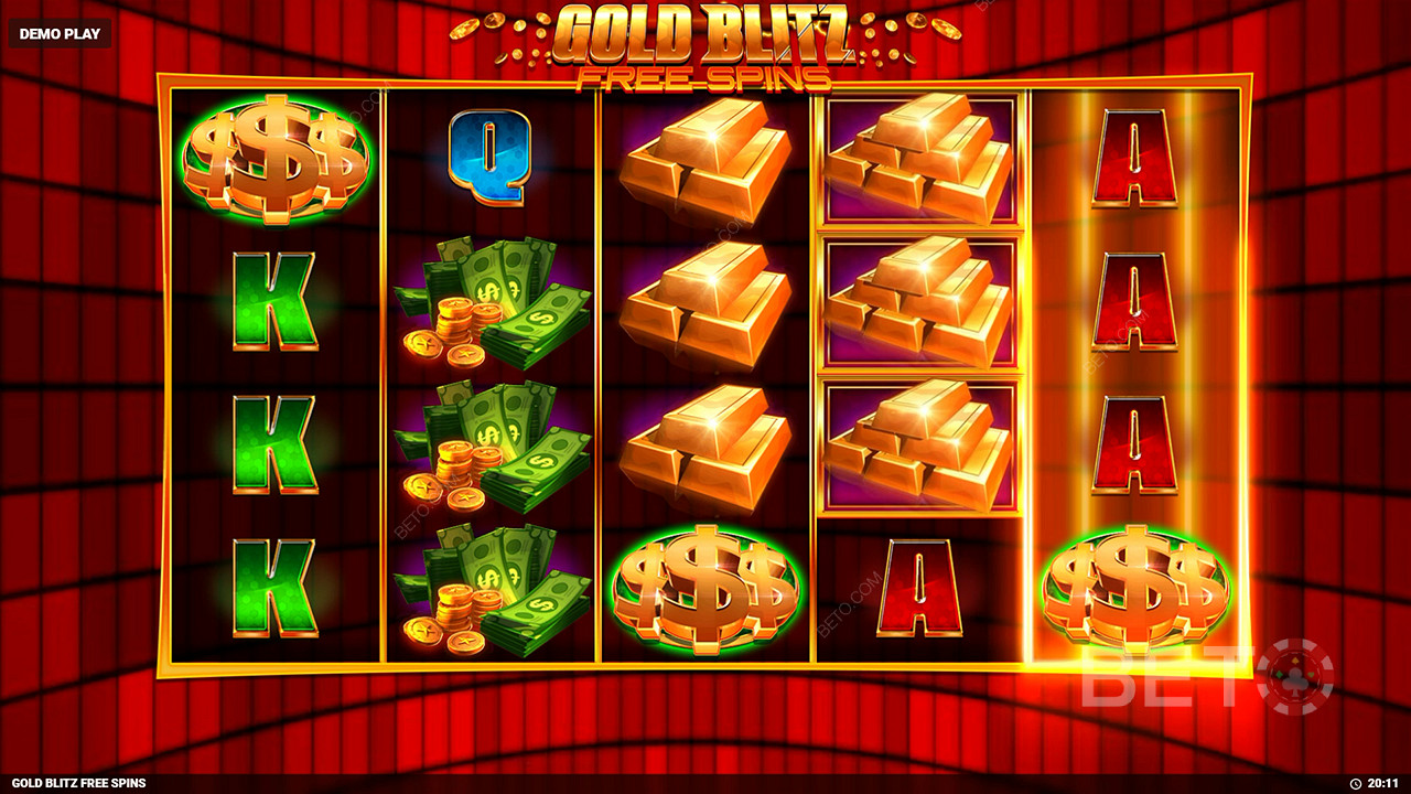 Gold Blitz Free Spins Jogo Grátis