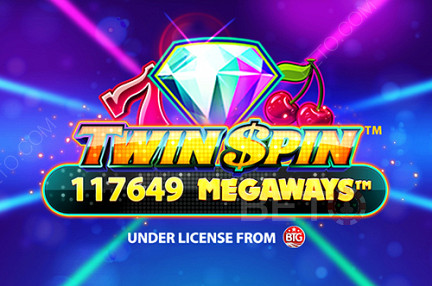 Mais combinações vencedoras possíveis com o Twin Spin Megaways 5 Reeler.