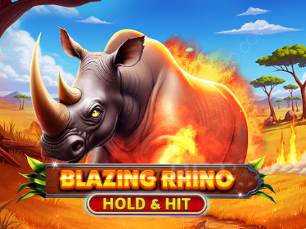 Blazing Rhino Hold & Hit Demonstração